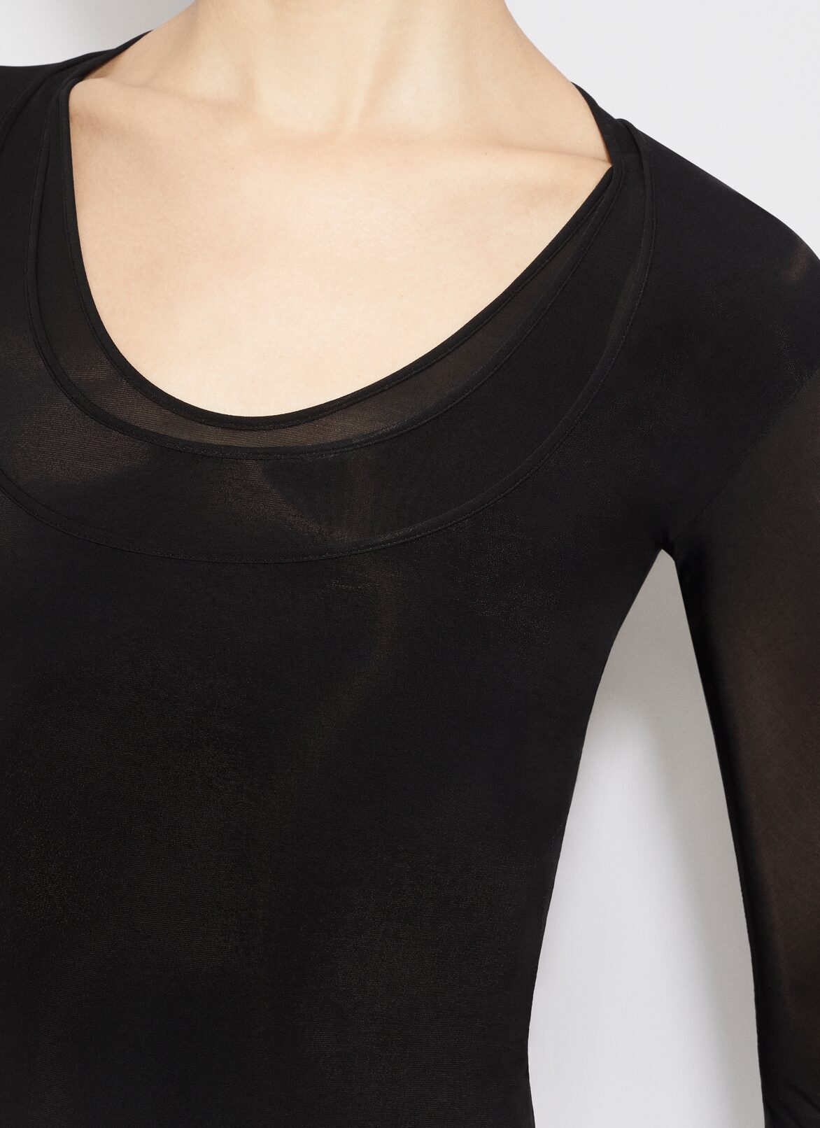 레이어드 바디콘 드레스 ALAÏA 블랙 레이어드 바디콘 드레스